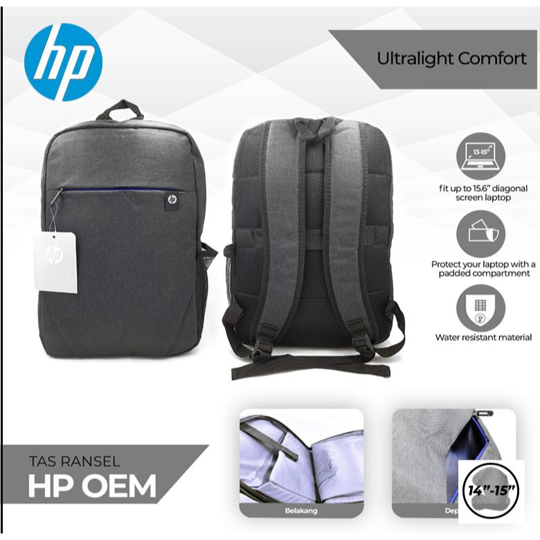 NEW Tas Laptop HP Prelude Backpack 14&quot; - 15.6&quot; Inch ORIGINAL