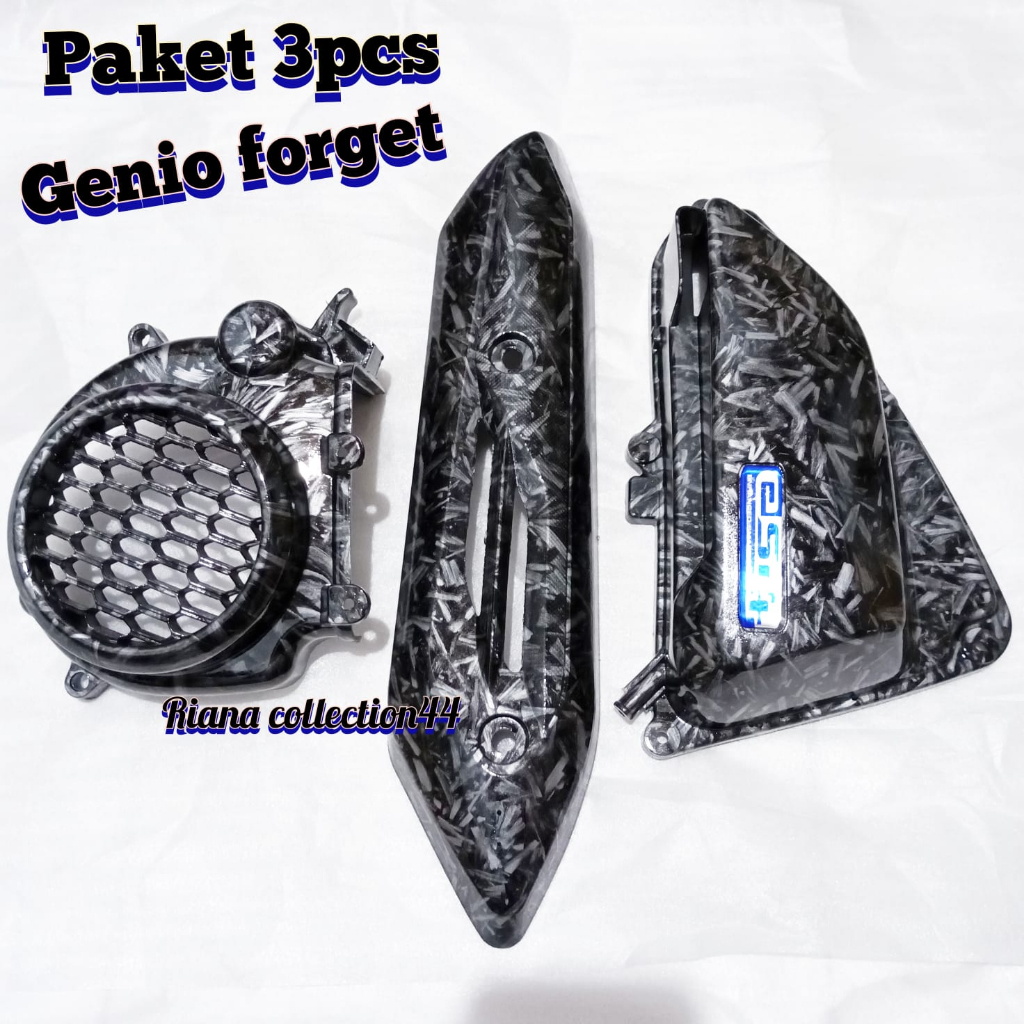 PAKET CARBON FORGET HONDA GENIO ,CARBON FORGET GENIO 2019 - 2023