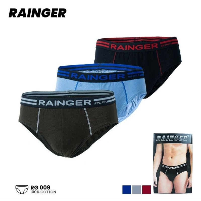 CELANA DALAM PRIA RAINGER RG 009 ISI 3 PCS