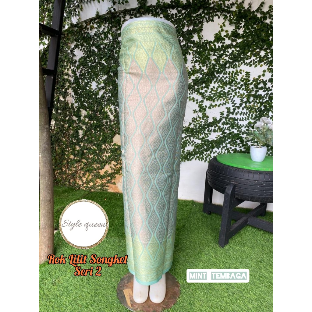 Style queen-ROK LILIT SONGKET PALEMBANG - Rok Lilit Songket Palembang Premium/ Rok Lilit Songket Palembang Asli