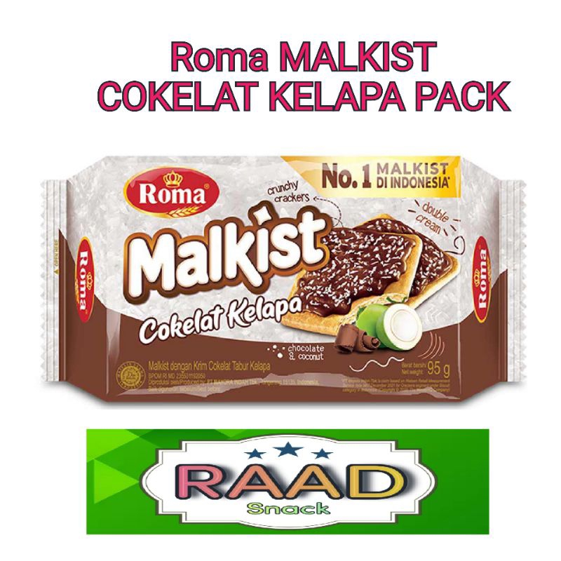 

Roma MALKIST COKELAT KELAPA PACK