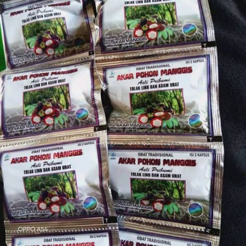 

OBAT TRADISIONAL AKAR POHON MANGGIS KAPSUL ISI 20 SACHET