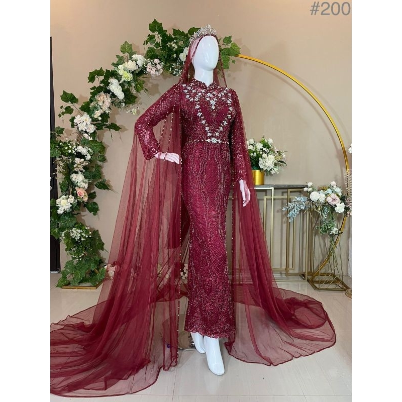 GAUN PENGANTEN DUYUNG/ GAUN PENGANTIN MODERRN | BAJU PENGANTIN TERBARU | GAWN CANTIK/GAUN BARBY