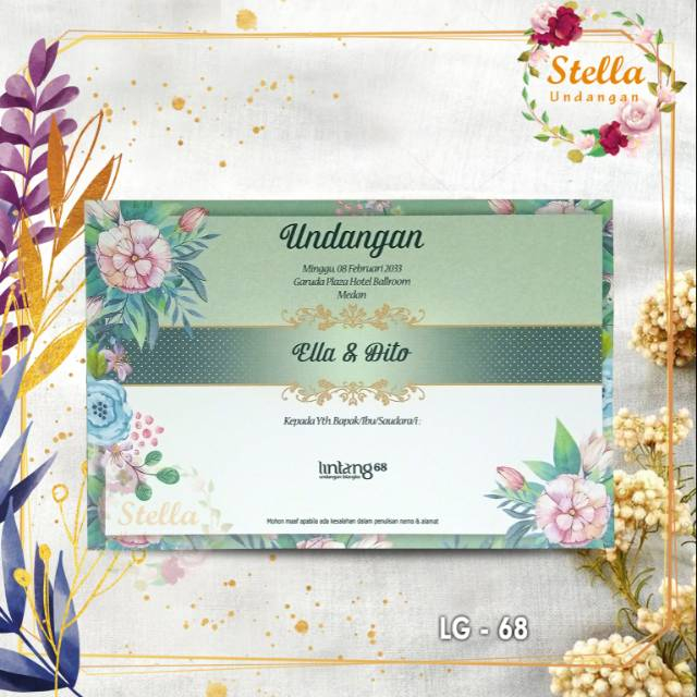 Cetak Undangan Pernikahan/Ngunduh Mantu