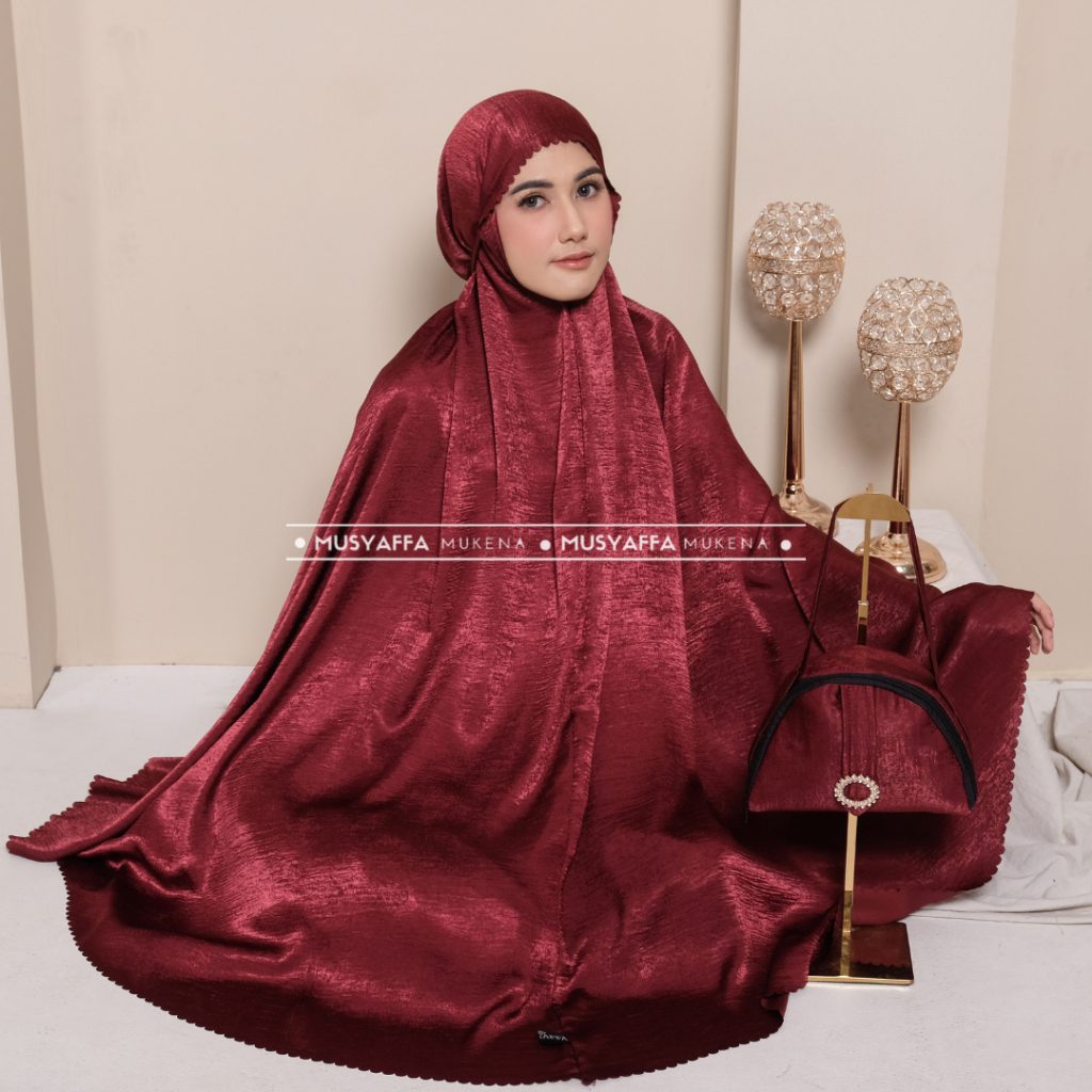 MUSYAFFA - Mukena Dewasa Mewah Santorini Premium 2in1