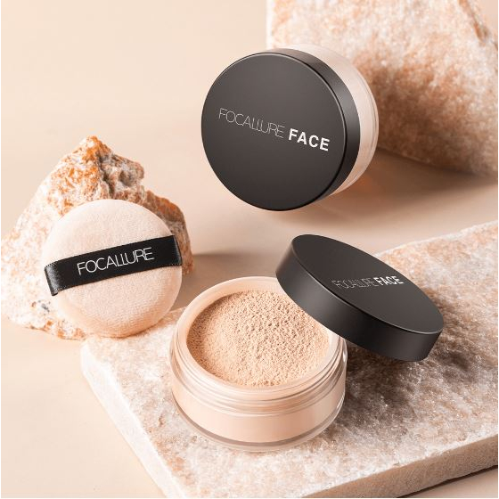 Focallure Bedak Tabur Tahan Lama Waterproof Loose Powder