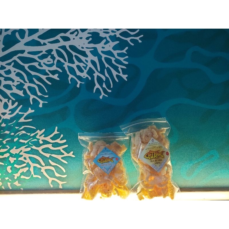 

Kerupuk Ikan Tuna EATKANG Budling Original Dan Pedas 100gr