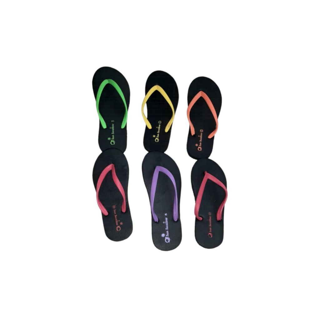 SANDAL JEPIT LEGENDARIS SUN SWALLOW - POLOS HITAM