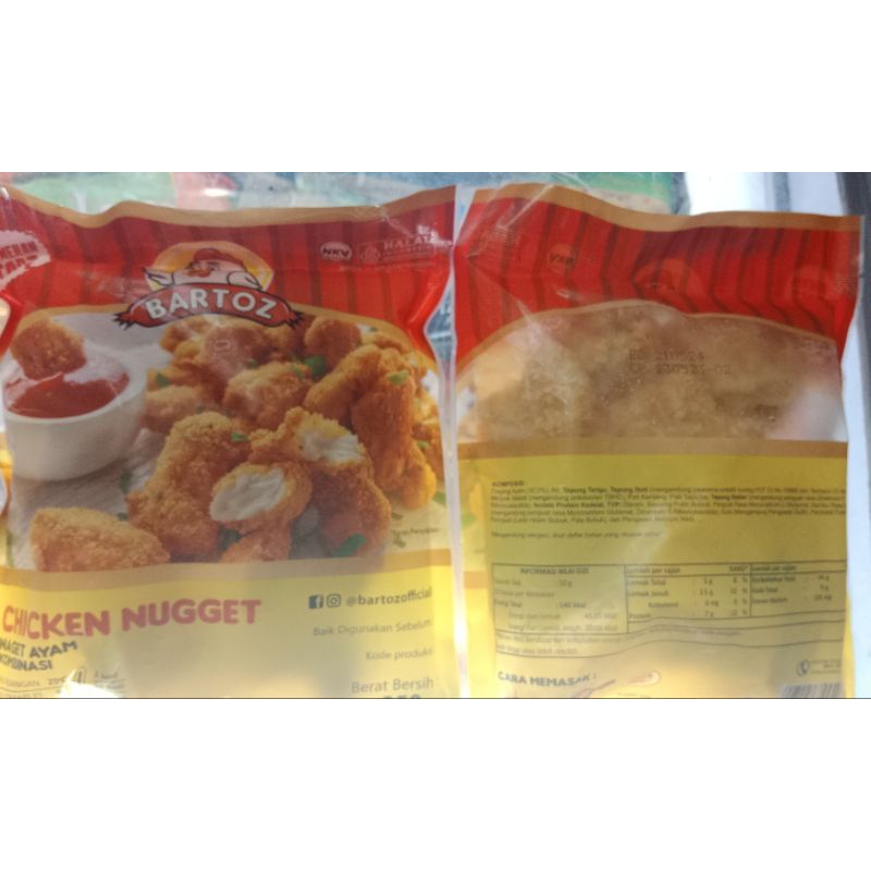 

Bartoz Nugget Ayam 250gram