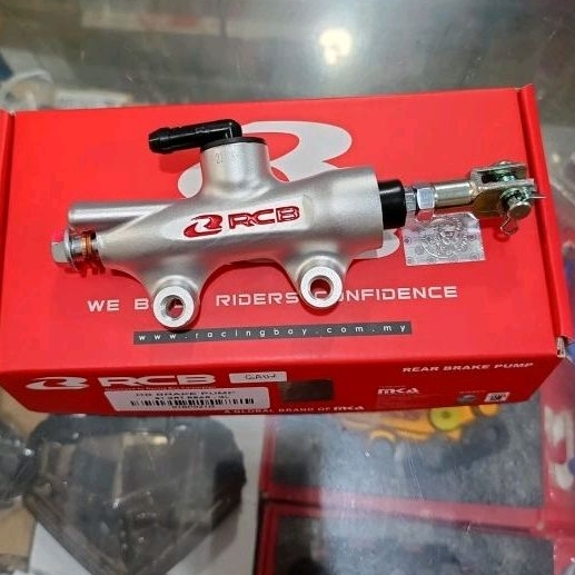 Master Rem Belakang RCB Racingboy Original S1 14mm Rear Brake Pump / Tonjokan Master rem Belakang S1 14mm CNC