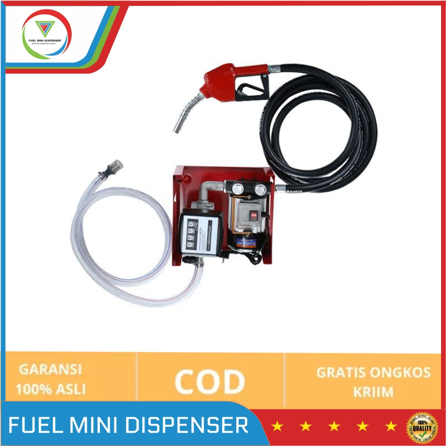 Pompa Minyak Diesel YB-60 / Fuel Transfer Pump Diesel Oil Minyak YB-60 | Pompa Transfer BBM Minyak Solar Premium Air dengan flowmeter