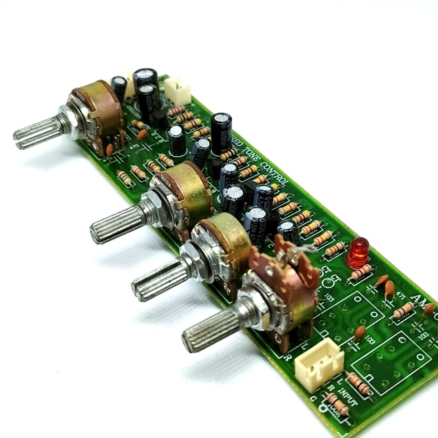 TC TONE CONTROL STEREO 007T AM300 PCB FIBER FR4