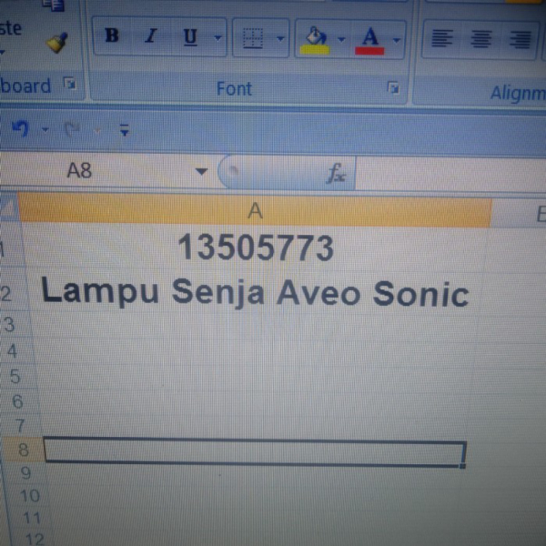 SALE Lampu Senja Aveo Sonic ORI GM 13505773