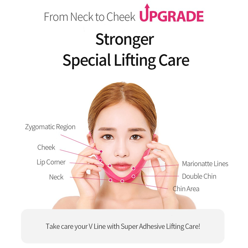 ORIGINAL AVAJAR Perfect V Face Lifting Mask Premium Thin Mask Lifting &amp; Firming V-shaped Face Tightening Mask Anti-Wrinkles Masker Wajah 5pcs | Made in Korea