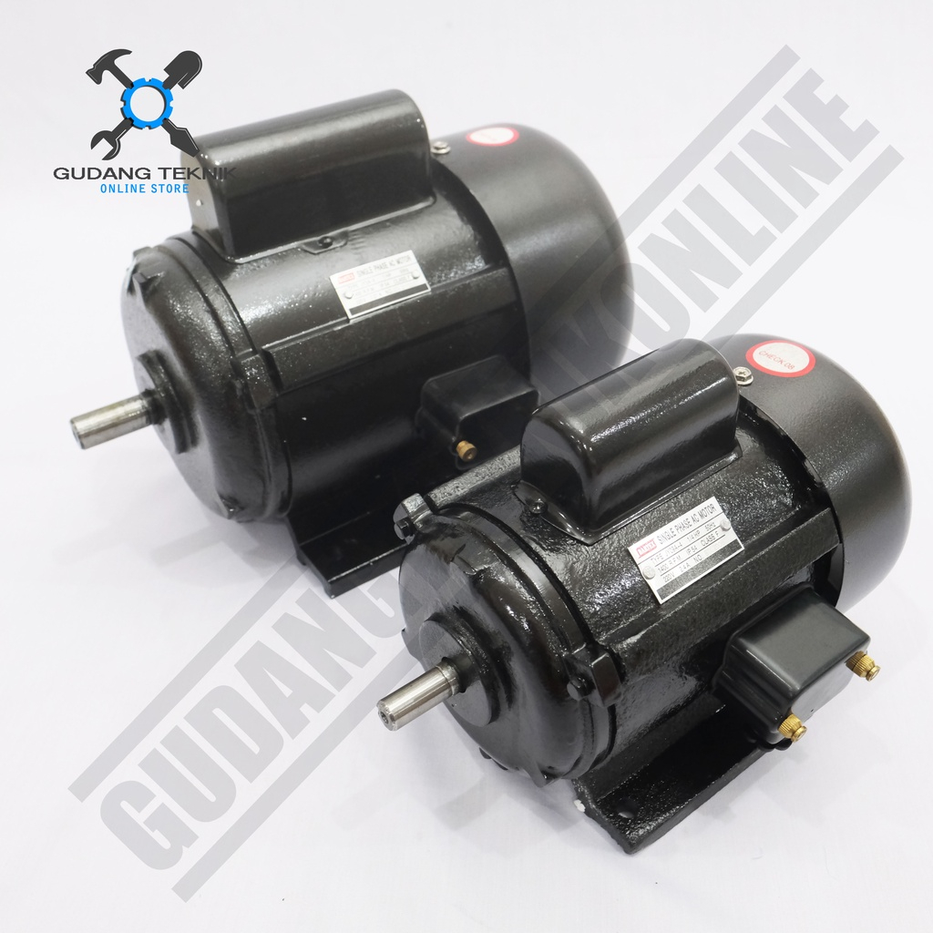 Dinamo Motor Penggerak 1Hp 4P 1Ph 1500Rpm 1Hp 2P 1Ph 3000Rpm BARTEX / Dinamo Elektro Motor Penggerak Serbaguna 1 Hp 4 Pole 1 Phase 1500 Rpm 1 Hp 2 Pole 1 Phase 3000 Rpm BARTEX
