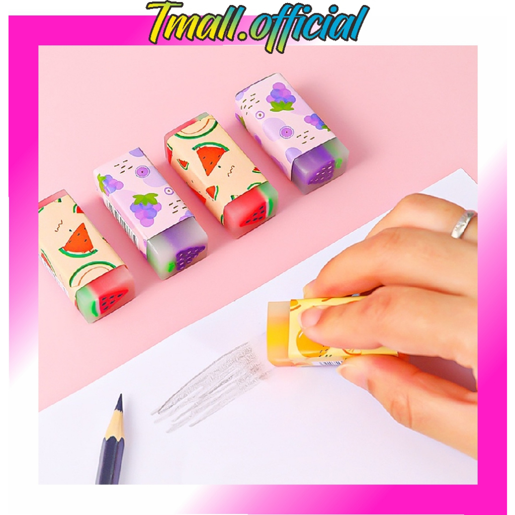 

❄ TMALL ❄ Penghapus Pensil Motif Buah Fruits Eraser Penghapus Karakter Dinosaurus Sweet Eraser Anak Sekolah Karakter Dino Hapusan Sekolah S068