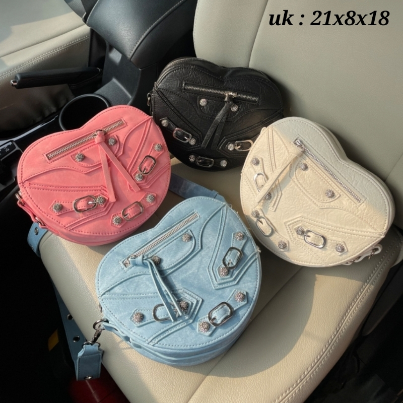 TAS WANITA CAGOLE LOVE IMPORT UK 21X8X18