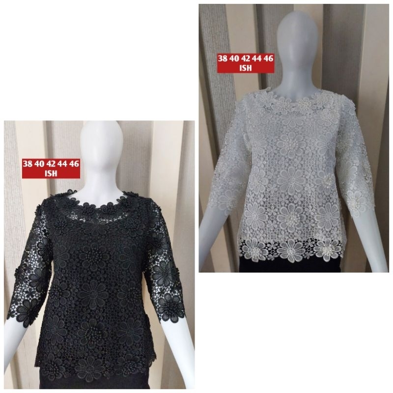 Blouse Pink Boutique Casual Wear | Blouse Bangkok | Blus Brokat