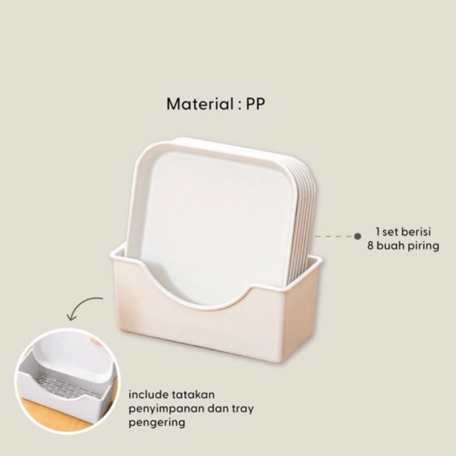 Piring Kecil Set | Pisin Plastik