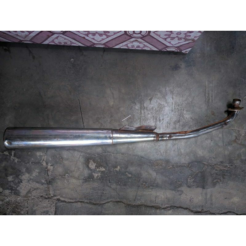 knalpot standar supra x lama /fit lama original bekas copotan