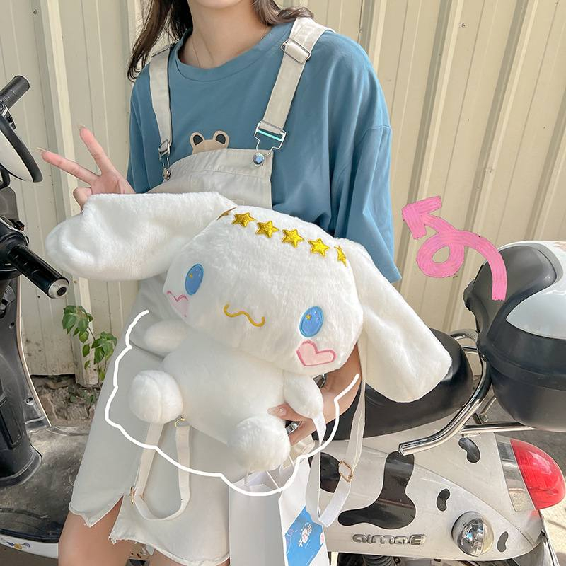 TAS BONEKA CINNAMOROLL MELODY KUROMI BAG BACKPACK RANSEL SELEMPANG