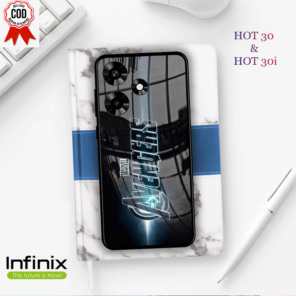 Softcase Kaca INFINIX HOT 30 &amp; 30i  - Case Handphone INFINIX HOT 30 &amp; 30i [T16]
