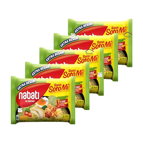 

Nabati Richeese Mi Instan Rasa Soto Mie Extra Chili Flakes 75gr