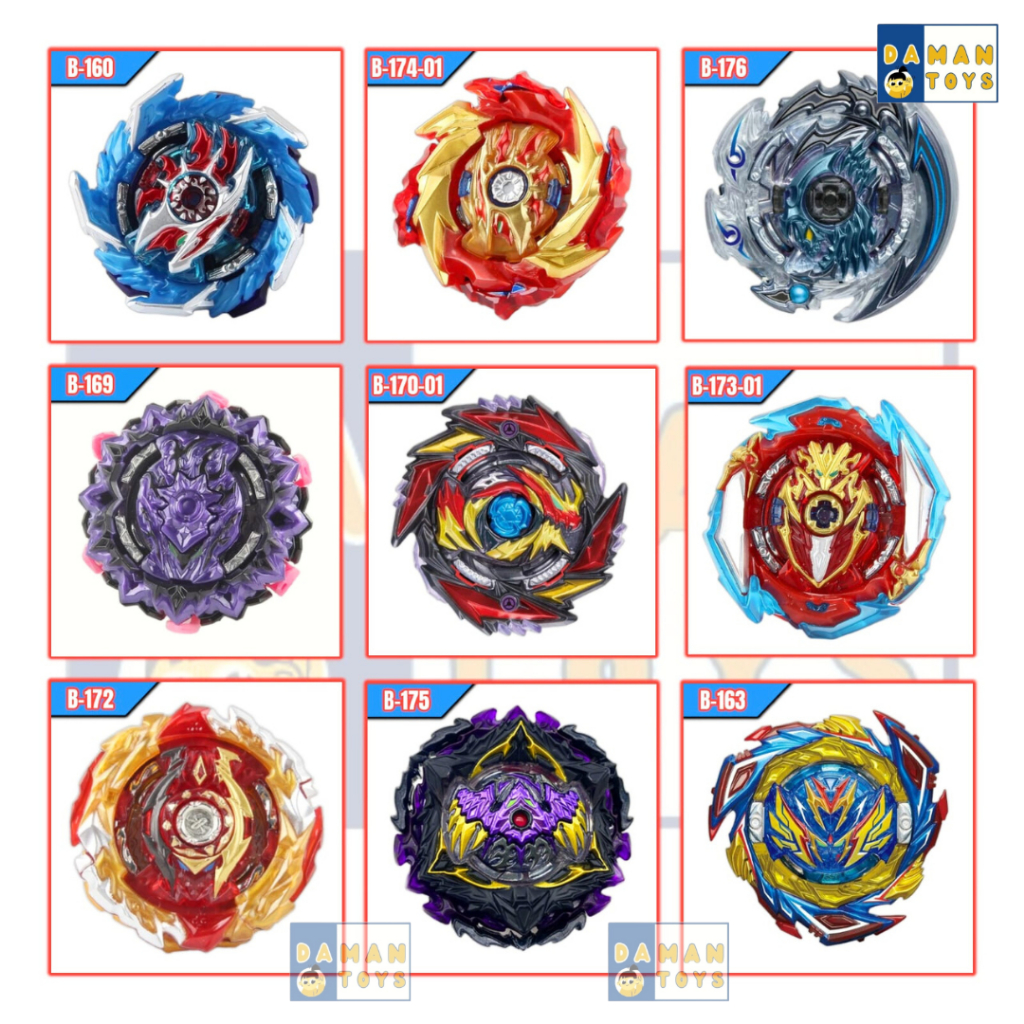 Mainan Beyblade 50 Type Gangsing Besi Beblet Metal Beblade Bebled Beybled Bayblade