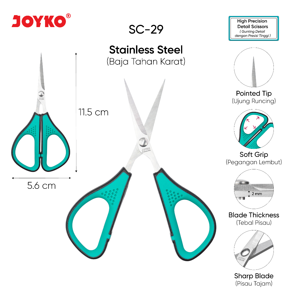 

Scissors / Gunting SC-29 Joyko