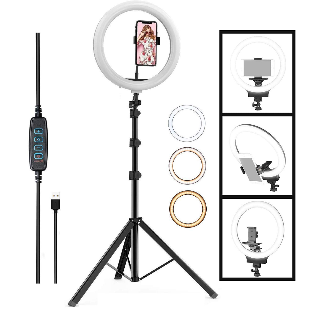 Ringlight 26cm Led 16cm 20cm 26cm Lampu Ringlight Tripod Multi Live