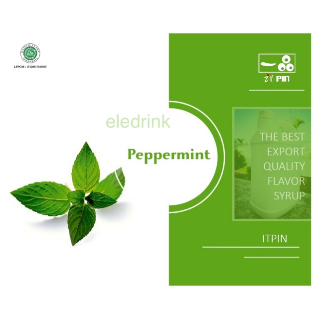 

Khusus GRAB/GOSEND | ITPIN 2.5kg Syrup Peppermint Premium | Rasa Mint