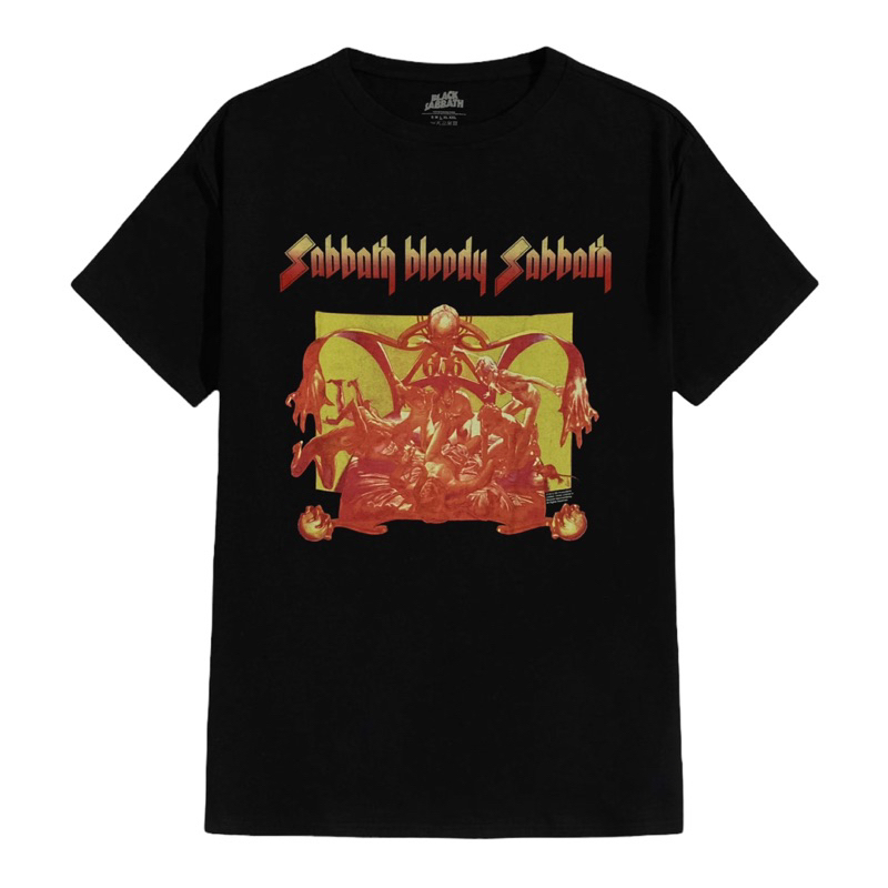 T-SHIRT / KAOS BAND OFFICIAL BLACK SABBATH - SABBATH BLOODY SABBATH