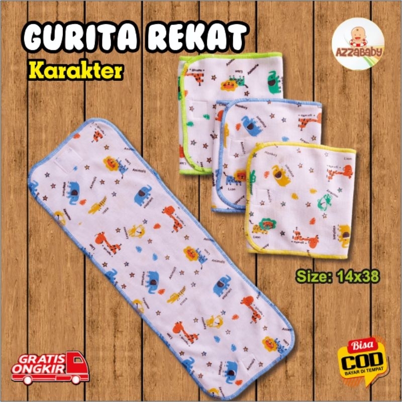 (3 PCS) Gurita Bayi Sablon | Gurita Bayi Rekat Motif Print