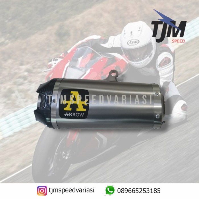 Knalpot Arrow Works Titanium Silencer Only zx25 cbr250 r25 ninja250fi