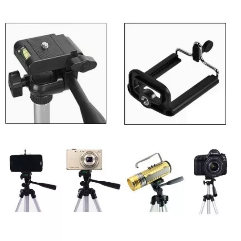 Tripod Hitam 3120 Handphone holder