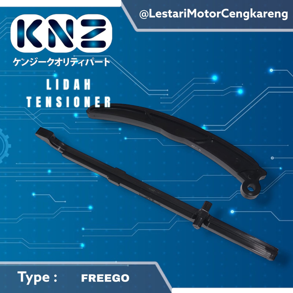 LIDAH KARET TENSIONER ATAS BAWAH MIO GEAR 125 FREEGO FAZZIO KNZ