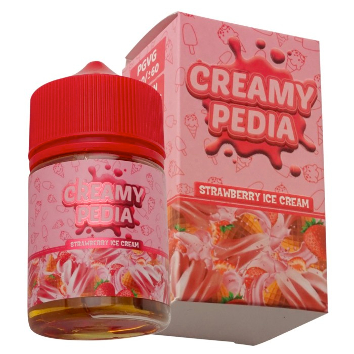 LIQUID 60ML CREAMYPEDIA STRAWBERRY ICE CREAM CREAMY PEDIA