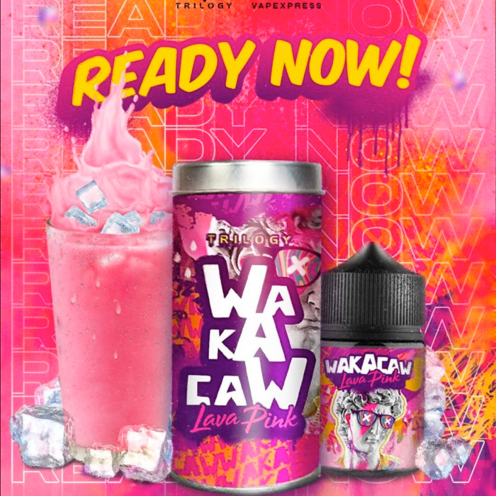 LIQUID 60ML WAKACAW V2 LAVA PINK BY TRILOGY