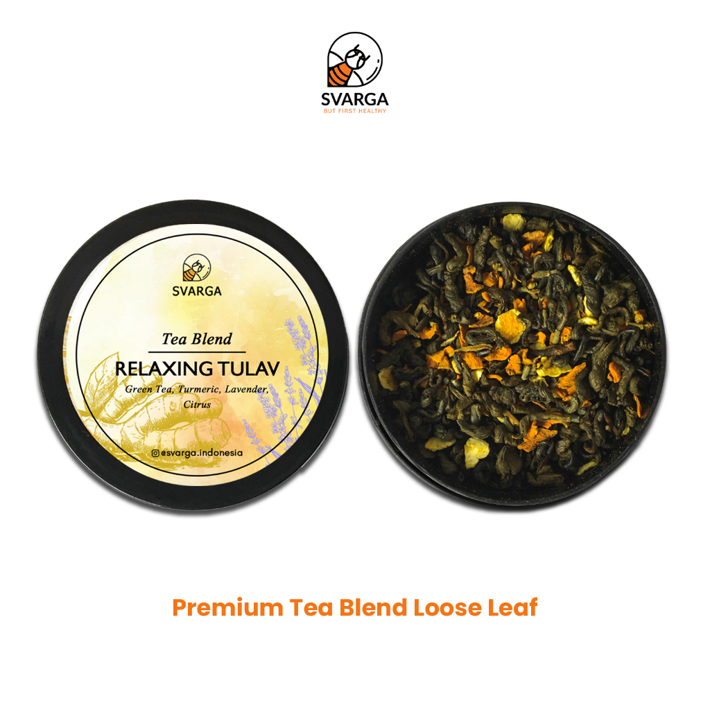 

Relaxing Tulav Tea Blend Svarga - Green Tea - Loose Leaf Tea