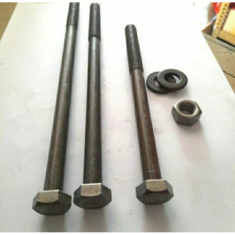 long bolt / baut kayu 1/2×12 / 12×25cm