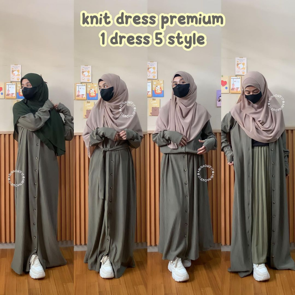 KNIT DRESS PREMIUM SERIES BY ARUNAOUTFIT