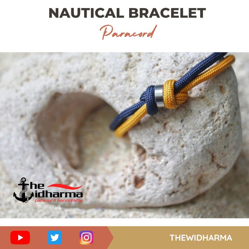 Gelang Nautical Paracord Shackle Stainless Steel