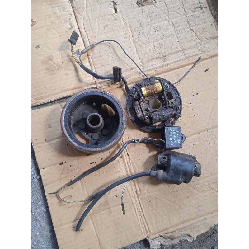 pengapian set magned spul koil cdi rc 100 rc 80 bravo Cristal  spinter  RG R