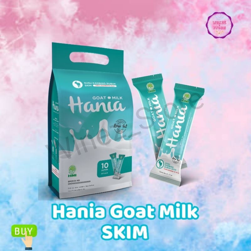 

HANIA GOAT MILK SKIM | Susu Kambing Bubuk Skim Tanpa Penambahan Gula