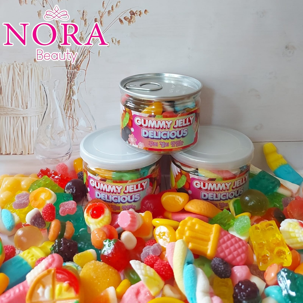 

Gummy Jelly Delicious / Jelly Korea Fancy Mix Kemasan CAN Premium //murah