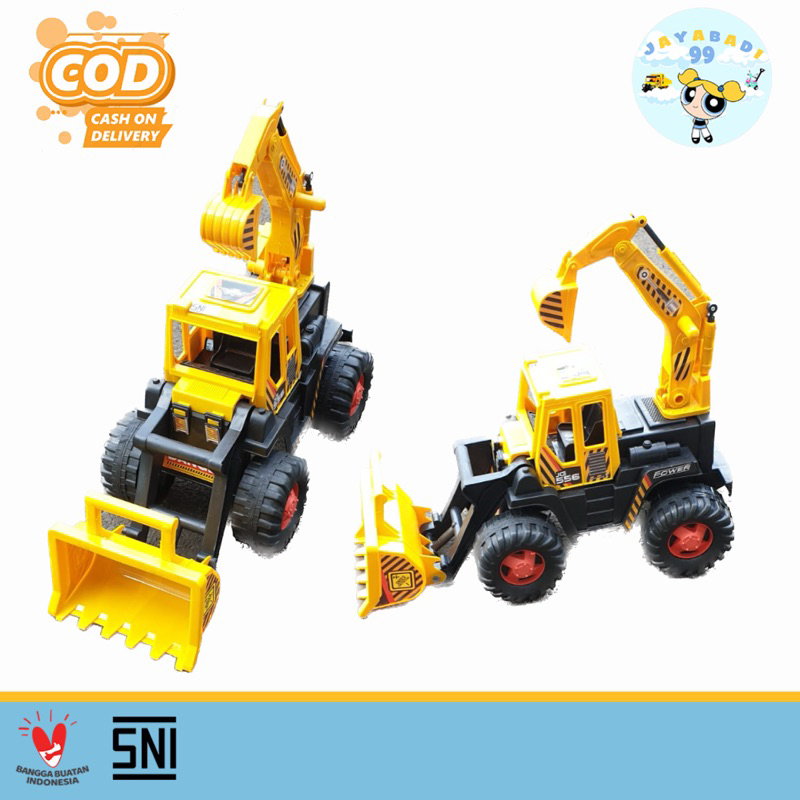 Mainan anak mobil truck beko buldozer sg toys