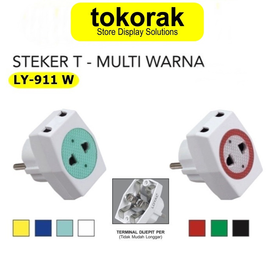 STEKER T MULTI LY - 911 W LOYAL YUNIOR COLOKAN 3 CABANG STOP KONTAK