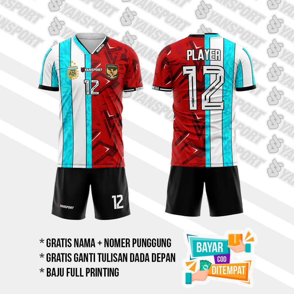 JERSEY TIMNAS X ARGENTINA