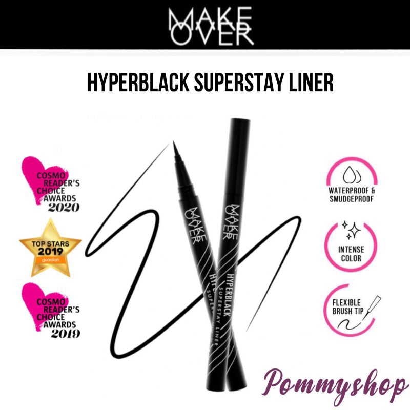 Make Over Hyperblack Superstar Liner 10g | Eyeliner
