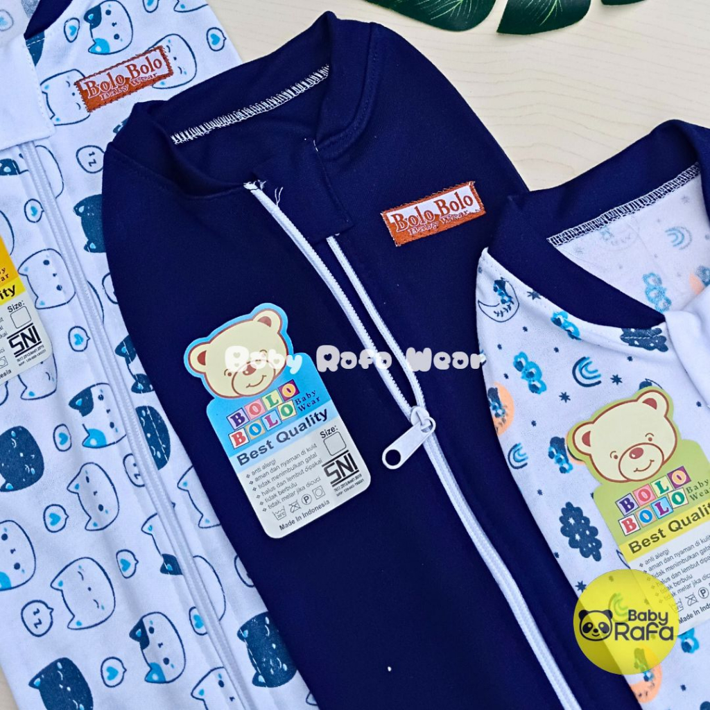 Serian Navy - 3 pcs Bedong INSTAN RESLETING NAVY SERIES merk SNI Bolo - Bolo / Bedong Bayi INSTAN Serian Navy